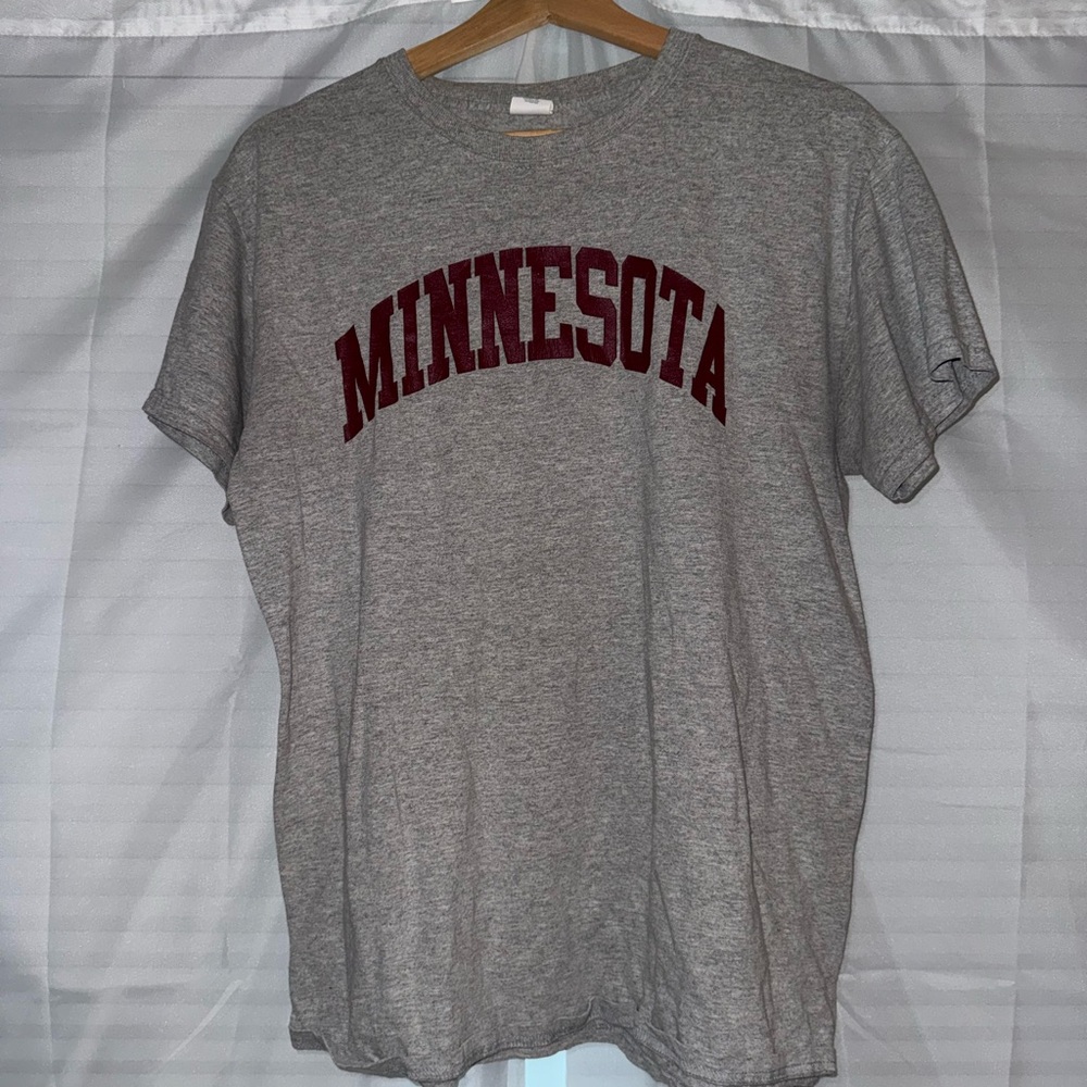 Gray Minnesota Graphic T-Shirt
